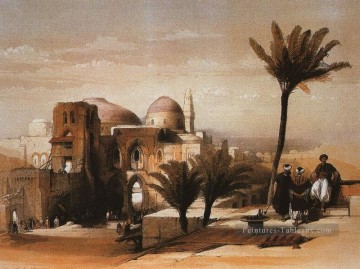 la mosquée de omar David Roberts Peinture à l'huile